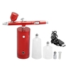 KKmoon Kit aérographe rechargeable USB compresseur aérographe portable pompe de pulvérisation pistolet aérographe à double action pour FX maquillage tatouage peinture hydratant