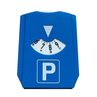 KKMOON M & H-24 parcomètres européens à disque de stationnement avec grattoir à glace,  plastique,  bleu