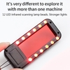 KKmoon Mini détecteur anti-espion,  détecteur de caméra espion Rechargeable par USB avec 12 LED infrarouges pour salle d