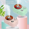 KKmoon Mini humidificateur à brume USB aspect phonographe rétro petits humidificateurs avec veilleuse et diffuseur d