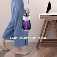 KKmoon Mosquito Trap Zapper Portable Mosquito Killing Lamp Lampes électriques anti-moustiques Alimentation USB Piège à insectes électronique pour bureau à domicile Chambre bébé Chambre Camping