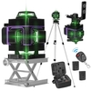 KKmoon outil de niveau multifonctionnel 16 lignes ligne horizontale verticale 3 ° autonivelant avec 1.5M support de trépied de barre d