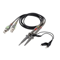 KKmoon P6100 2Pcs haute précision Oscilloscope sonde 1 X 10 X 100 MHz Alligator Clip sonde de Test