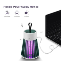KKmoon Piège à Moustiques Zapper Portable Lampe Anti-Moustique Lampes à Moustiques Électriques Rechargeable Piège à Insectes Électronique pour Bureau à Domicile Chambre Bébé Camping