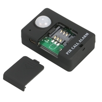 KKmoon PIR Détecteur de mouvement Détecteur de mouvement Mini détecteur de mouvement Alarme Télécommande sans fil Alarme GSM Capteur infrarouge passif Alarme de sécurité avec fonction de moniteur vocal