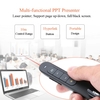 KKmoon sans fil 2, 4 GHz PowerPoint Clicker télécommande flip stylo pointeur portable PPT Présentateur Unibody 10 m Contrôle Gamme support Hyperlink Contrôle du volume avec récepteur USB