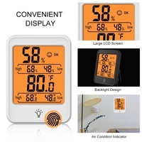 KKmoon thermomètre hygromètre numérique jauge de température et d