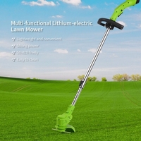 KKMOON Tondeuse à gazon électrique Tondeuse à gazon à batterie rechargeable au lithium Tondeuse à gazon