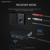 KN319 Adaptateur audio USB BT Adaptateur émetteur / récepteur 2 en 1 Mini écouteur portable Récepteur sans fil audio