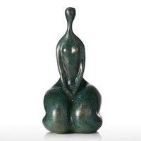 Kneel Tomfeel en fibre de verre Sculpture Décoration Original Design