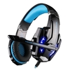 KOTION EACH G9000 3.5mm Gaming Headset Over Ear Game Headset Bruit Cancellation Earphone with Mic LED Light Volume Control for PS4 Laptop Tablet Mobile Phones Desktop PC Desktop PC