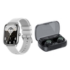 KT65 Smart Bracelet Sliver + Écouteurs sans fil BQ10