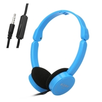 KUBITE T-111 3.5mm Filaire Sur-oreille Casque Sport Pliable Casque Portable Musique Gaming Écouteurs w / Microphone pour Enfants MP4 MP3 Smartphones Ordinateur Portable Tablet PC