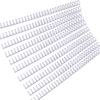 KW-trio 10 pièces en plastique 30 trous reliures à feuilles mobiles anneaux de reliure peignes