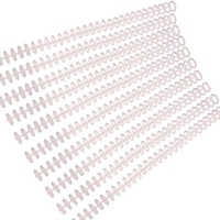 KW-trio 10 pièces en plastique 30 trous reliures à feuilles mobiles anneaux de reliure peignes