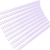 KW-trio 10 pièces en plastique 30 trous reliures à feuilles mobiles anneaux de reliure peignes