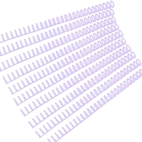 KW-trio 10 pièces en plastique 30 trous reliures à feuilles mobiles anneaux de reliure peignes