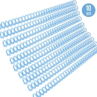 KW-trio 10 pièces en plastique 30 trous reliures à feuilles mobiles anneaux de reliure peignes