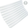 KW-trio 10 pièces en plastique 30 trous reliures à feuilles mobiles anneaux de reliure peignes