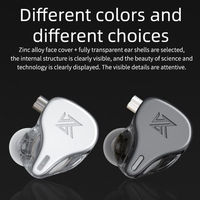 KZ DQ6 3.5mm casque intra-auriculaire filaire 3DD dynamique HiFi musique écouteur sport casque 2pin câble détachable contrôle en ligne avec micro
