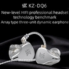 KZ DQ6 3.5mm casque intra-auriculaire filaire 3DD dynamique HiFi musique écouteur sport casque 2pin câble détachable