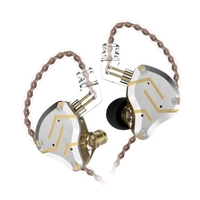 KZ ZS10 Pro 3.5mm casque intra-auriculaire filaire 1DD + 4BA hybride HiFi musique écouteur sport casque 2pin câble détachable