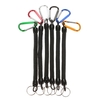 la 6pcs pêche pêche enroulés cordons outils cordes face à fish