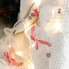 La ficelle de Noël LED allume la lumière blanche chaude de 6.6ft 20 LED à piles