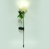 La fleur solaire allume la lumière actionnée par jardin de LED en forme de fleur solaire extérieure de chrysanthème