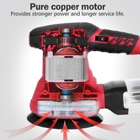 La ponceuse orbitale Meterk 300W FL117 comprend 20 papiers abrasifs et un tampon de polissage US