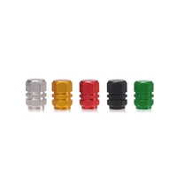 La roue en aluminium de voiture de 4PCS tire des bouchons d