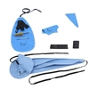 LADE 10-en-1 Saxophone Care Kit ceinture Cork graisse pouce reste coussin Reed cas embout brosse Mini tournevis nettoyage chiffon de nettoyage
