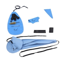 LADE 10-en-1 Saxophone Care Kit ceinture Cork graisse pouce reste coussin Reed cas embout brosse Mini tournevis nettoyage chiffon de nettoyage