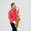 LADE en laiton Bb Tenor Saxophone Sax sculpté modèle nacre blanche boutons Instrument à vent avec des gants affaire chiffon graisse ceinture brosse de nettoyage