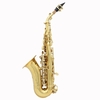Lade Laiton Carve Motif Bb Bend Althorn Saxophone Soprano