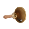 Laiton main Bell fort appel cloche sonnette bureau sonnette avec poignée en bois pour mariage Festival décoration alimentaire ligne d