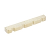 Laiton pré-fendue Chaîne Ecrou pour 4 cordes basse électrique Partie Remplacement 38 * 3.6 * 6.3-4.8mm