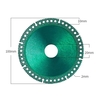Lame de scie multifonctionnelle en acier au manganèse à haute teneur en diamant Lame de scie composite Diamètre 100 mm Disque de coupe en verre pour carreaux de céramique pour meuleuse d