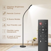 Lampadaire,  télécommande et contrôle tactile 2500K-6000K Lampadaire LED pour chambre à coucher et lampadaire pour salon et 4 températures de couleur Lampe sur pied,  dodocool Lampe sur pied pour la lecture de bureau de chambre