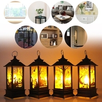 Lampe à bougie sans flamme Festival ornement lampe de table lumière décorative lanterne sans flamme décorations pour la maison porte fenêtre entrée