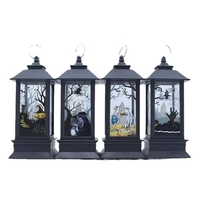 Lampe à bougie sans flamme Festival ornement lampe de table lumière décorative lanterne sans flamme décorations pour la maison porte fenêtre entrée