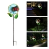 Lampe à DEL solaire à coléoptères et à tournesols