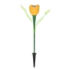 Lampe à gazon en tulipe douce à énergie solaire DC2V 0.1W