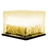 Lampe à gazon solaire extérieur LED lampe à glaçons cristal brique verre lampe à gazon jardin lumière étanche voie décoration
