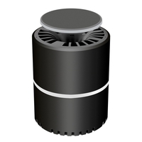 Lampe anti-moustique alimentée par USB 5V Lampe anti-insectes silencieuse UV avec ventilateur d