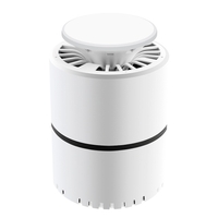 Lampe anti-moustique alimentée par USB 5V Lampe anti-insectes silencieuse UV avec ventilateur d