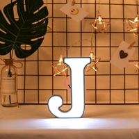 Lampe blanche en forme de lettre Home Club Décoration de mariage en salle
