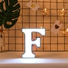 Lampe blanche en forme de lettre Home Club Décoration de mariage en salle