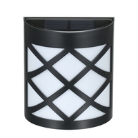 Lampe décorative pour clôture murale à énergie solaire,  contrôle de l