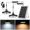Lampe de balcon de détection de corps humain à énergie solaire extérieure de lumière suspendue solaire de LEDs avec la télécommande